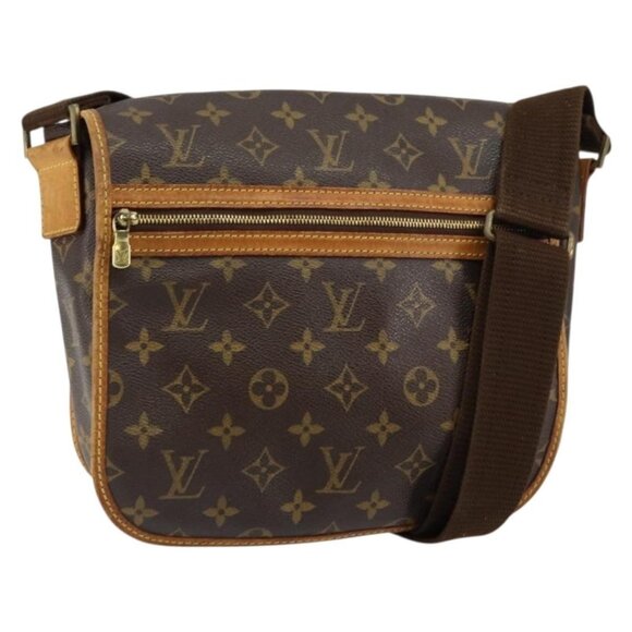 Authentic LOUIS VUITTON Monogram Messenger Bosphore PM Shoulder Bag M40106 LV